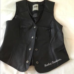 Harley Davidson leather vest